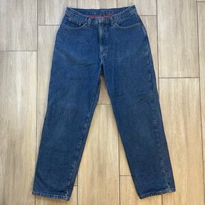 L.L. Bean Double L Relaxed Fit High Rise Jeans Women’s 14 Blue Straight Denim